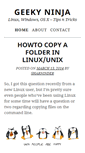 Mobile Screenshot of geekyninja.com